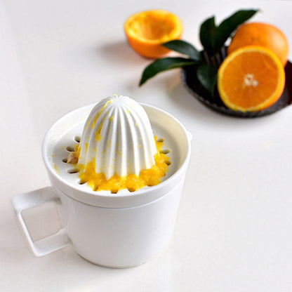Minimalist Ceramic Ribbed Citrus Juicer