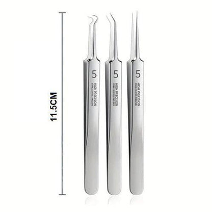 Stainless Steel Blackhead Remover with Precision Tips