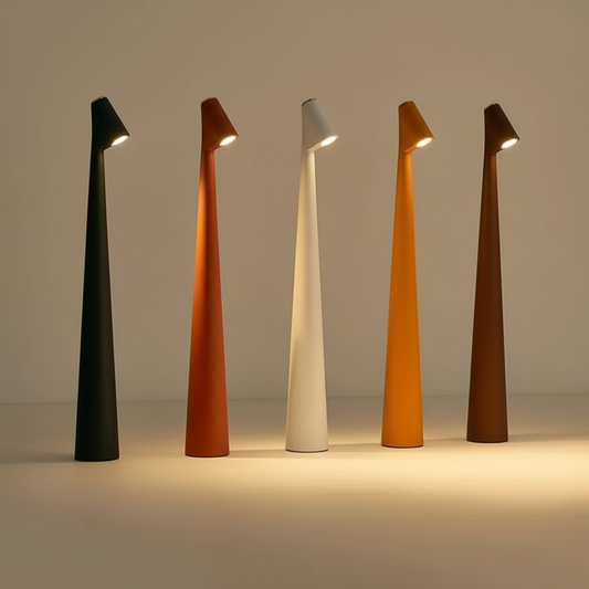 Minimalist Cone-Shaped Metal Table Lamp