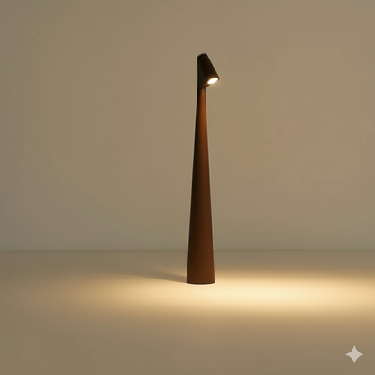 Minimalist Cone-Shaped Metal Table Lamp