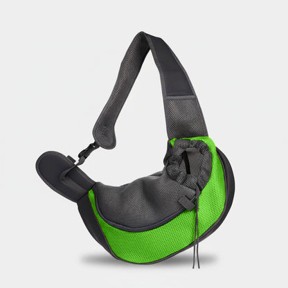 Small Pet Carrier Bag With Adjustable Shoulder Strap And Ventilated Design