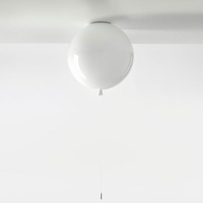 Playful Balloon Ceiling Lamp With Pull Cord