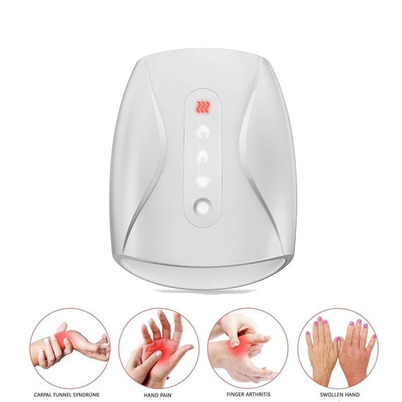 Electric Hand Massager With Heat And 3 Intensity Levels Cordless