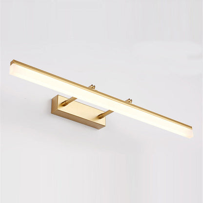 Modern Brass LED Wall Light with Adjustable Arms