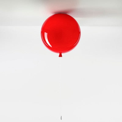 Playful Balloon Ceiling Lamp With Pull Cord