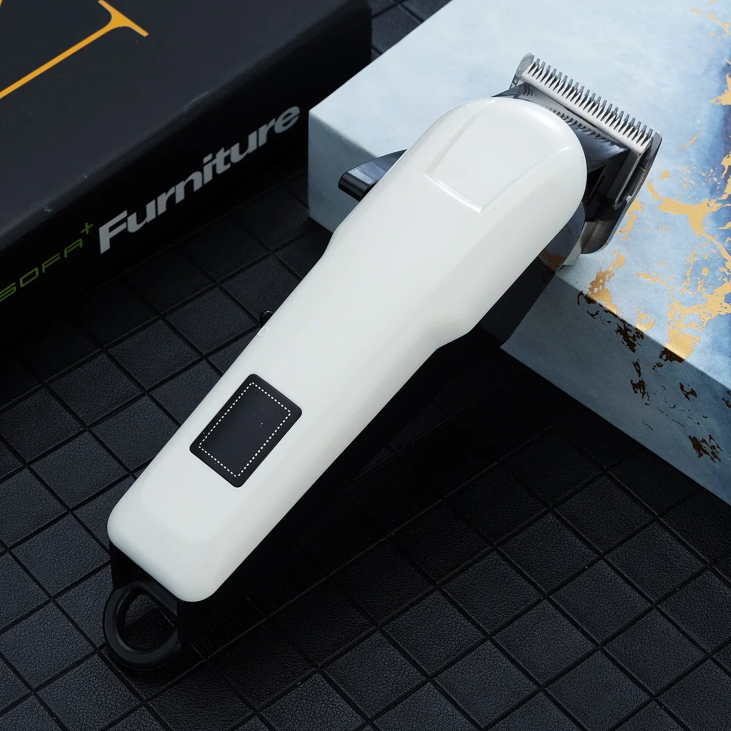 Electric Hair Clipper Set with Digital LED Display