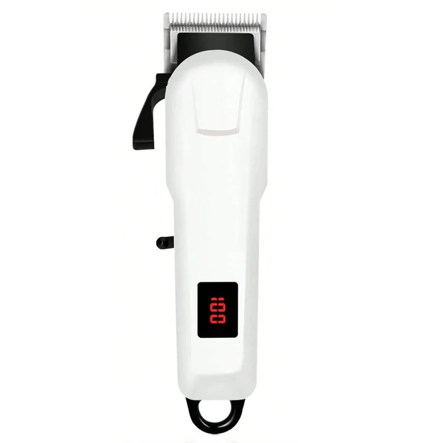 Electric Hair Clipper Set with Digital LED Display