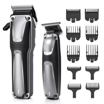 Cordless Stainless Steel Hair Clipper Set