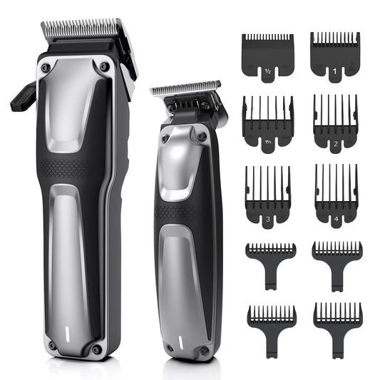 Cordless Stainless Steel Hair Clipper Set