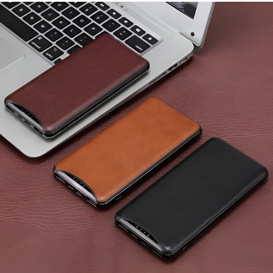 Fast Charging Portable Power Bank with LCD Display for Smartphones Tablets