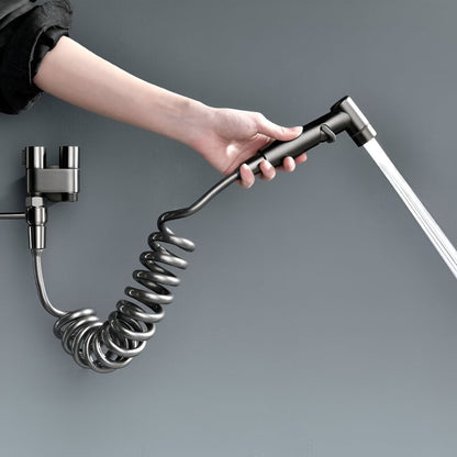 Toilet Bidet Shower Faucet Wall-Mounted Brass Hygienic Spray Cleaner