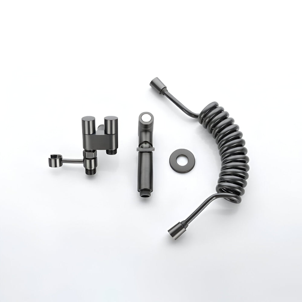 Toilet Bidet Shower Faucet Wall-Mounted Brass Hygienic Spray Cleaner