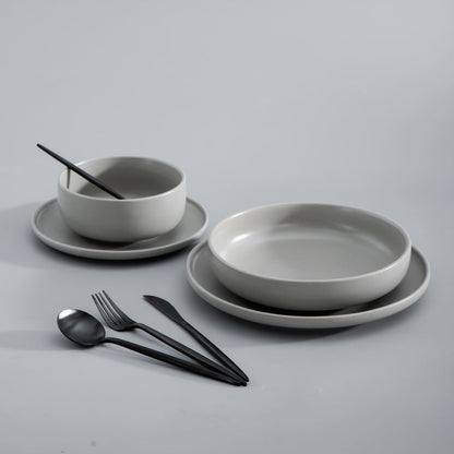 Minimalist Matte Gold Stainless Steel Cutlery Set