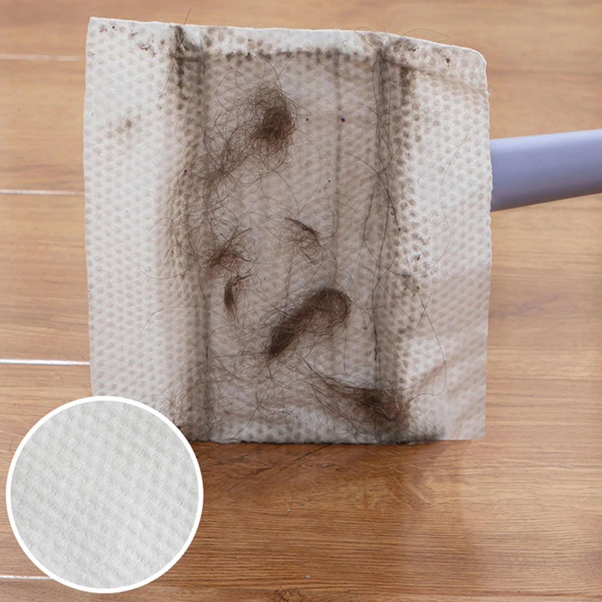 360° Rotating Mop with Wide Flat Head and Flexible Swivel Handle