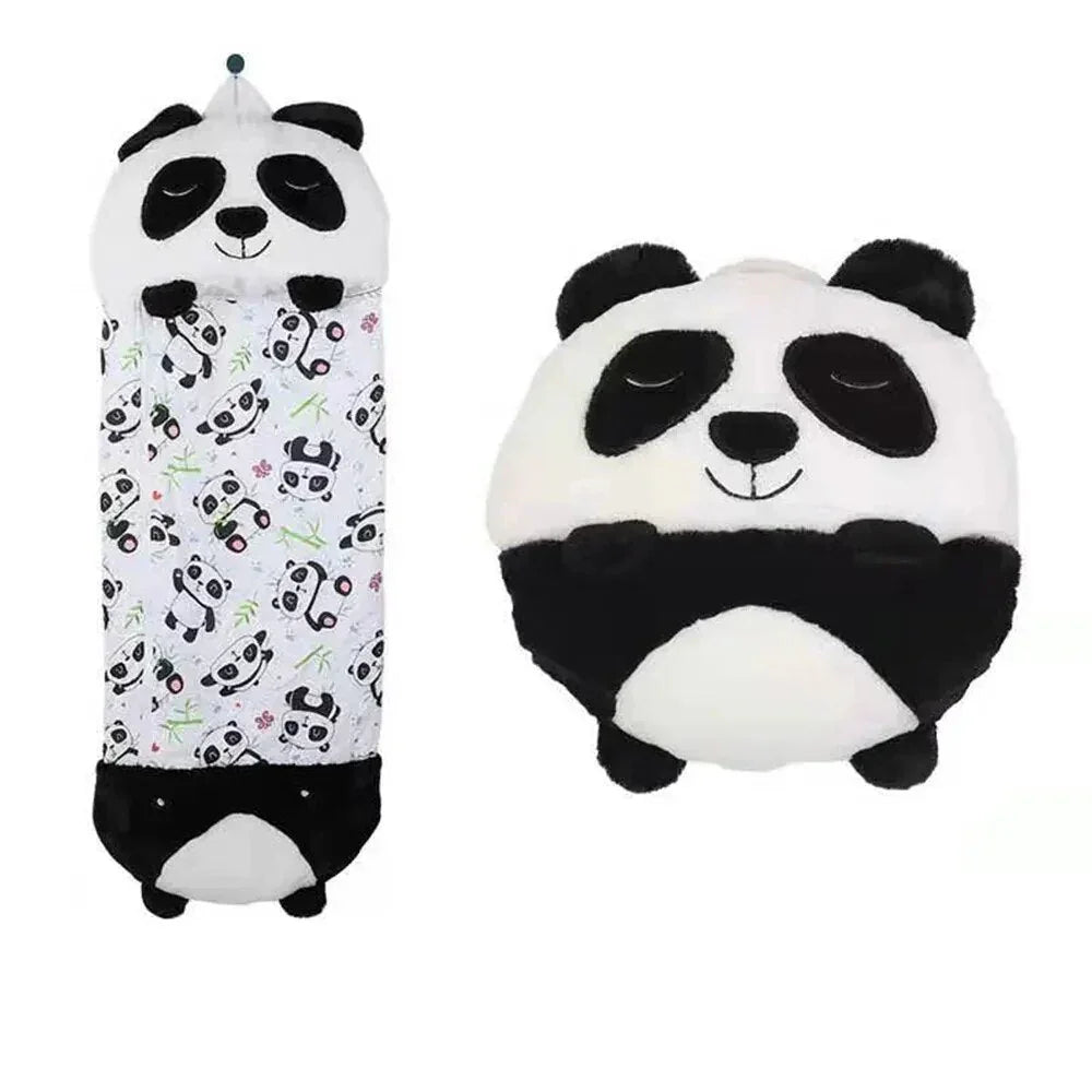 Kids 2-in-1 Sleeping Bag and Plush Toy for Travel and Home Use