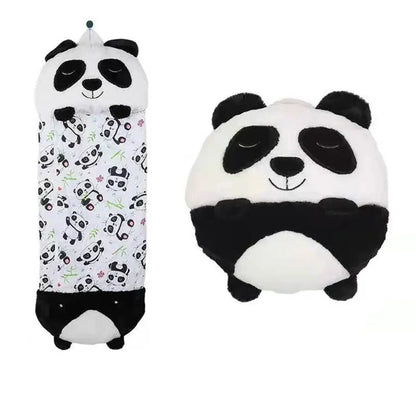 Kids 2-in-1 Sleeping Bag and Plush Toy for Travel and Home Use