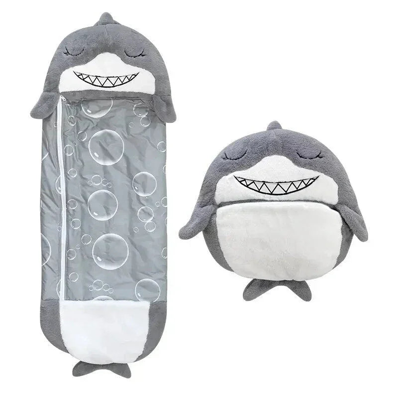 Kids 2-in-1 Sleeping Bag and Plush Toy for Travel and Home Use