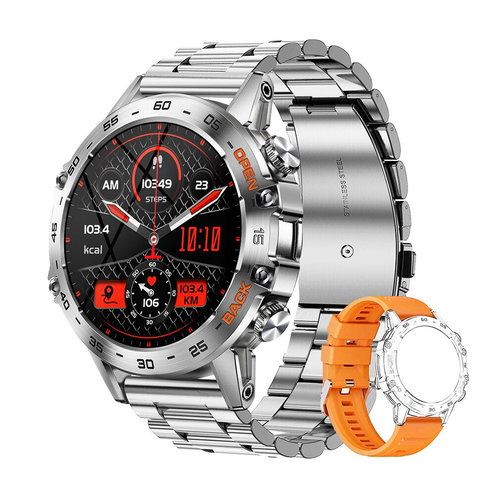 Men’s Fitness Smartwatch With Sports Tracking Bluetooth Calling