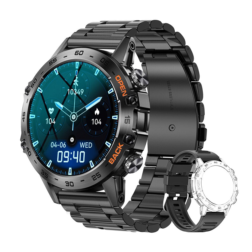 Men’s Fitness Smartwatch With Sports Tracking Bluetooth Calling