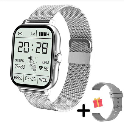 Smartwatch With Health Monitoring Sleep Tracker Step Counter Bluetooth