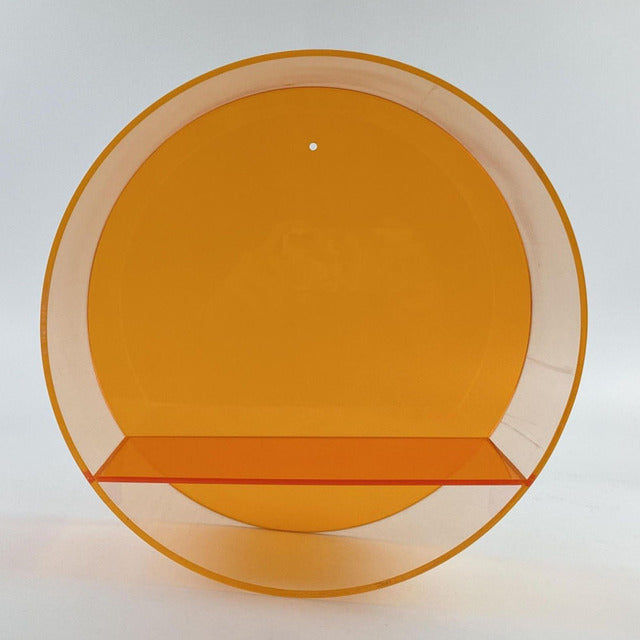 Nordic Acrylic Wall Shelf with Circular Design