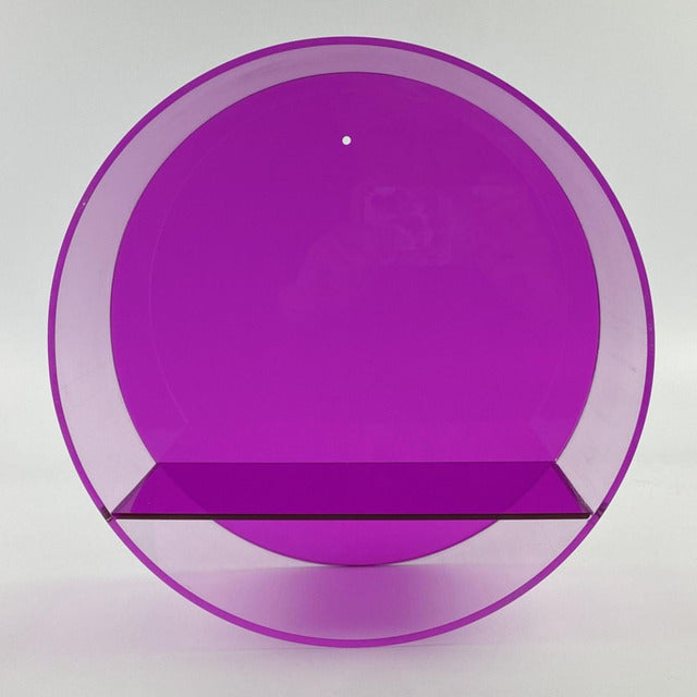 Nordic Acrylic Wall Shelf with Circular Design