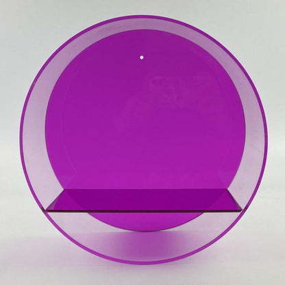 Nordic Acrylic Wall Shelf with Circular Design