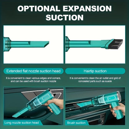 Portable USB Rechargeable Handheld Vacuum Cleaner for Car and Home