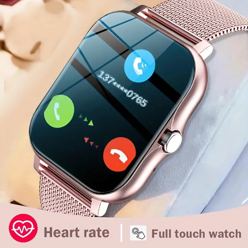 Smartwatch With Health Monitoring Sleep Tracker Step Counter Bluetooth