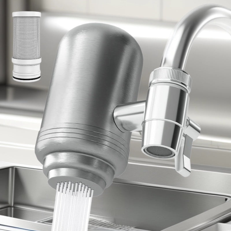 Modern Stainless Steel Faucet Water Filter