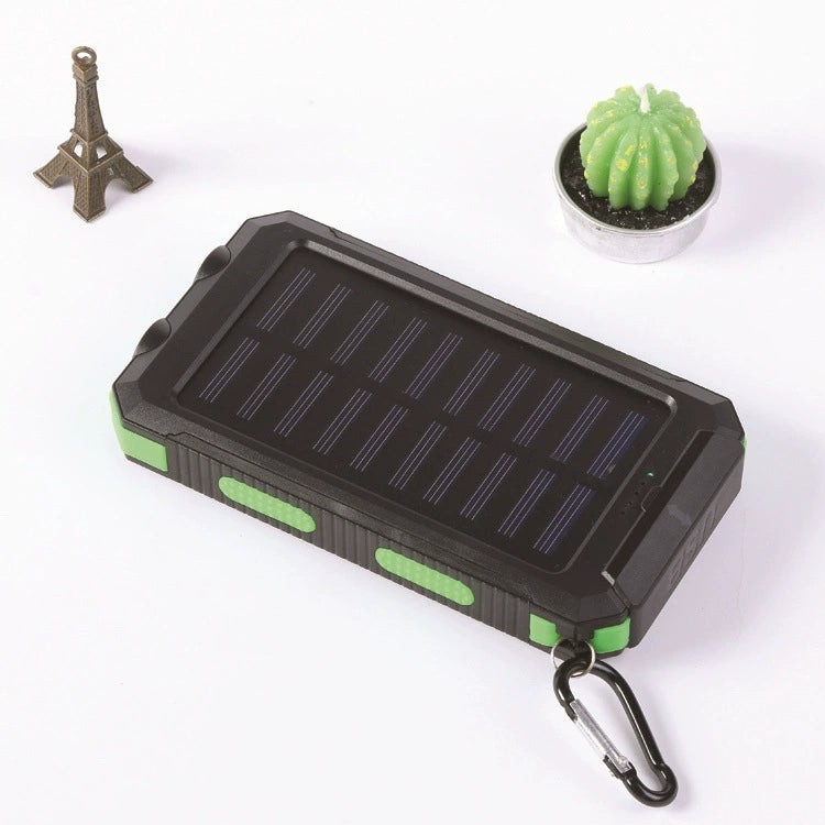 Waterproof Solar Power Bank Dual USB & LED - 6000mAh / 10000mAh