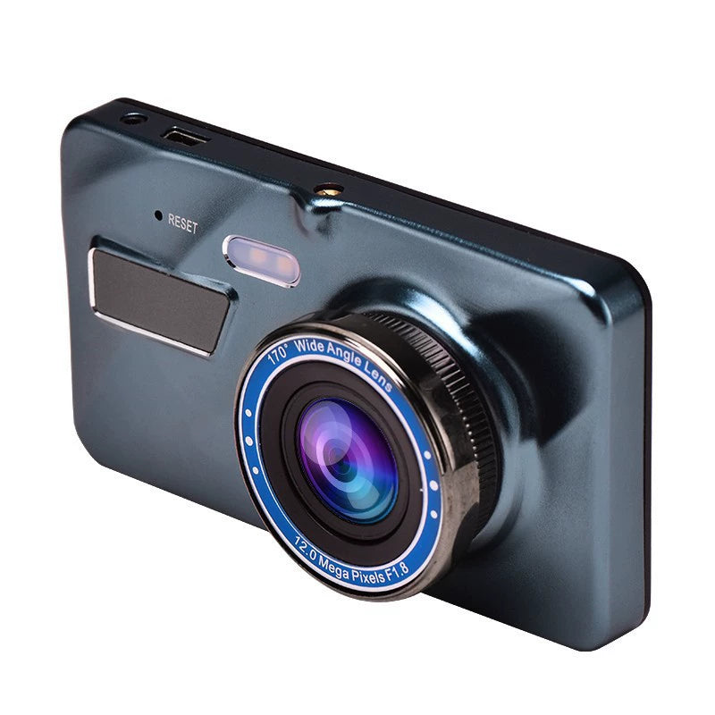 Wireless Front and Rear Dash Cam with Night Vision and 4 Inch Screen