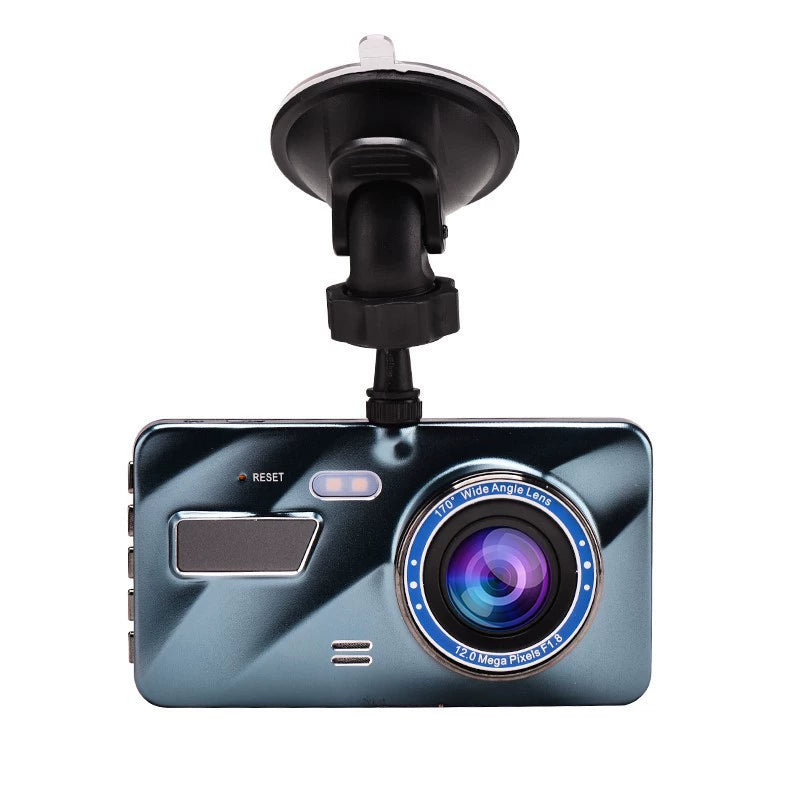 Wireless Front and Rear Dash Cam with Night Vision and 4 Inch Screen
