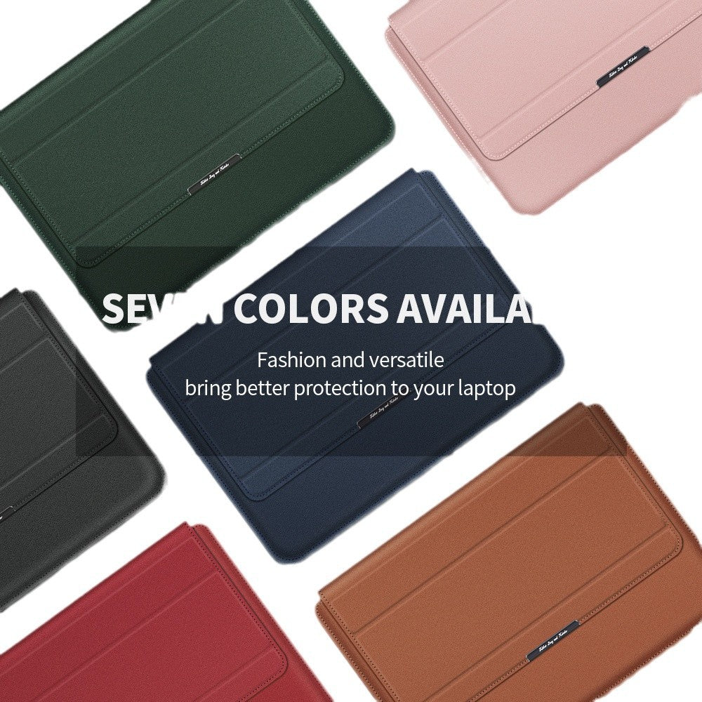 3-in-1 Waterproof Laptop Case with Stand and Accessory Storage Sleeve