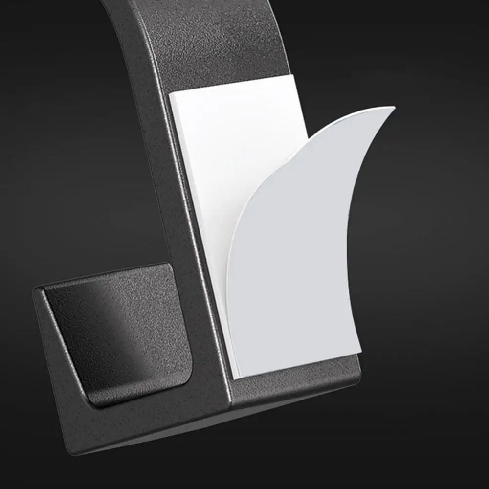 5-Pack Heavy-Duty Self-Adhesive Wall Hooks for Coats and Bags