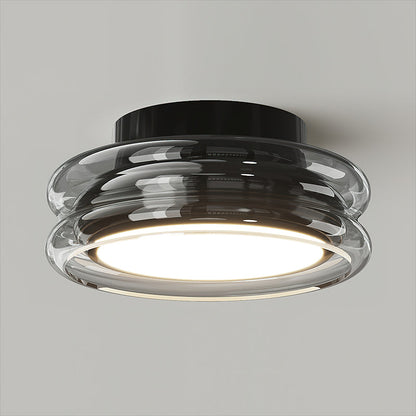 Minimalist Chrome Glass Ceiling Light