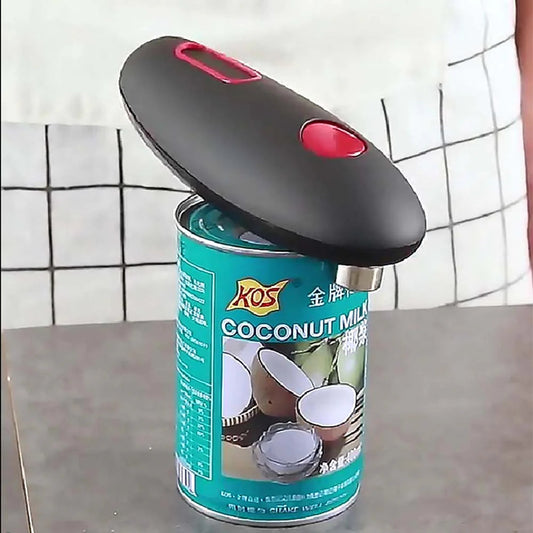 Automatic Electric Can Opener Cordless Battery Operated One-Touch