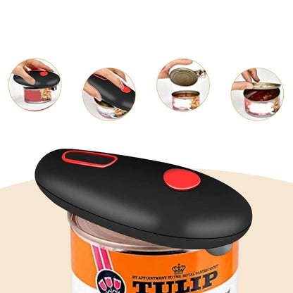 Automatic Electric Can Opener Cordless Battery Operated One-Touch