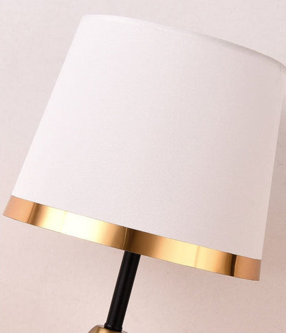 Contemporary Gold and Black Table Lamp