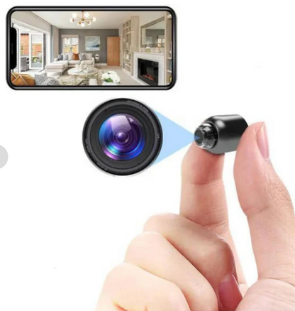 1080p Wireless Security Camera With Night Vision Wide Angle Compact
