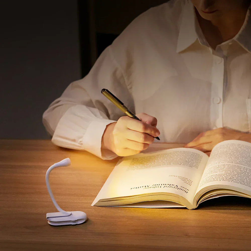 Flexible LED Clip-On Book Light