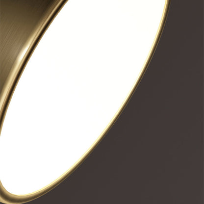 Minimalist Brushed Gold Ceiling Light