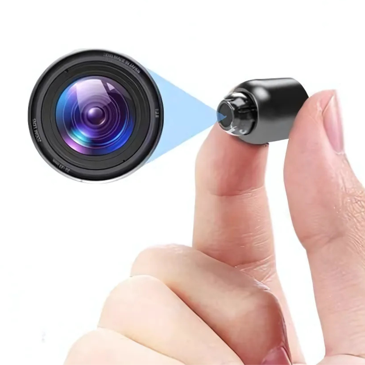 1080p Wireless Security Camera With Night Vision Wide Angle Compact