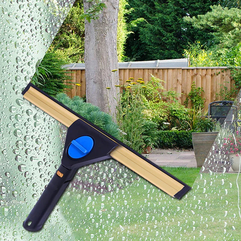 Window And Shower Squeegee For Streak-Free Cleaning On Glass And Tiles