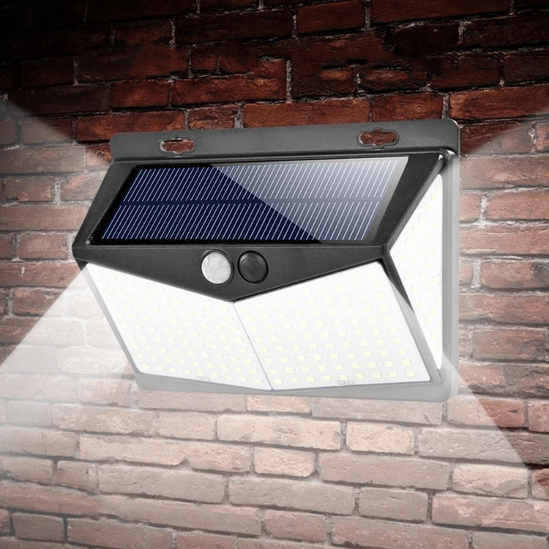 Motion Sensor Solar Outdoor LED Floodlight Waterproof Garden Light