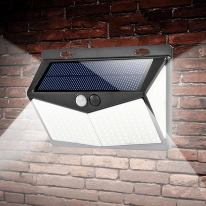 Motion Sensor Solar Outdoor LED Floodlight Waterproof Garden Light