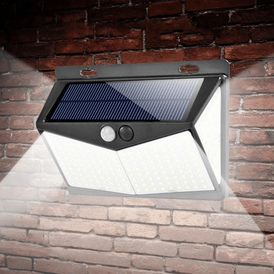 Motion Sensor Solar Outdoor LED Floodlight Waterproof Garden Light