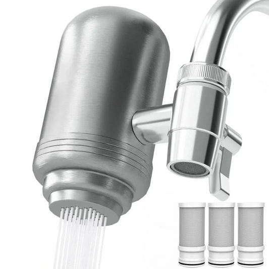 Modern Stainless Steel Faucet Water Filter