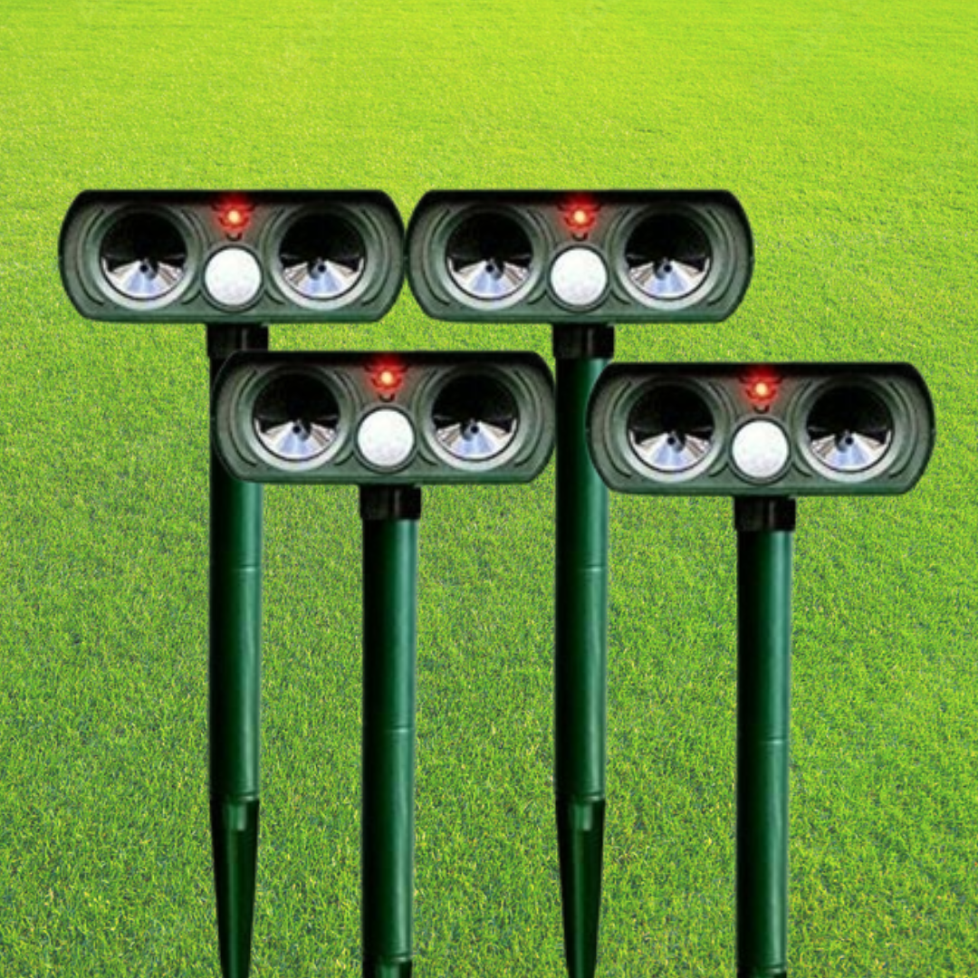 Solar Powered Dual Speaker Animal Repeller