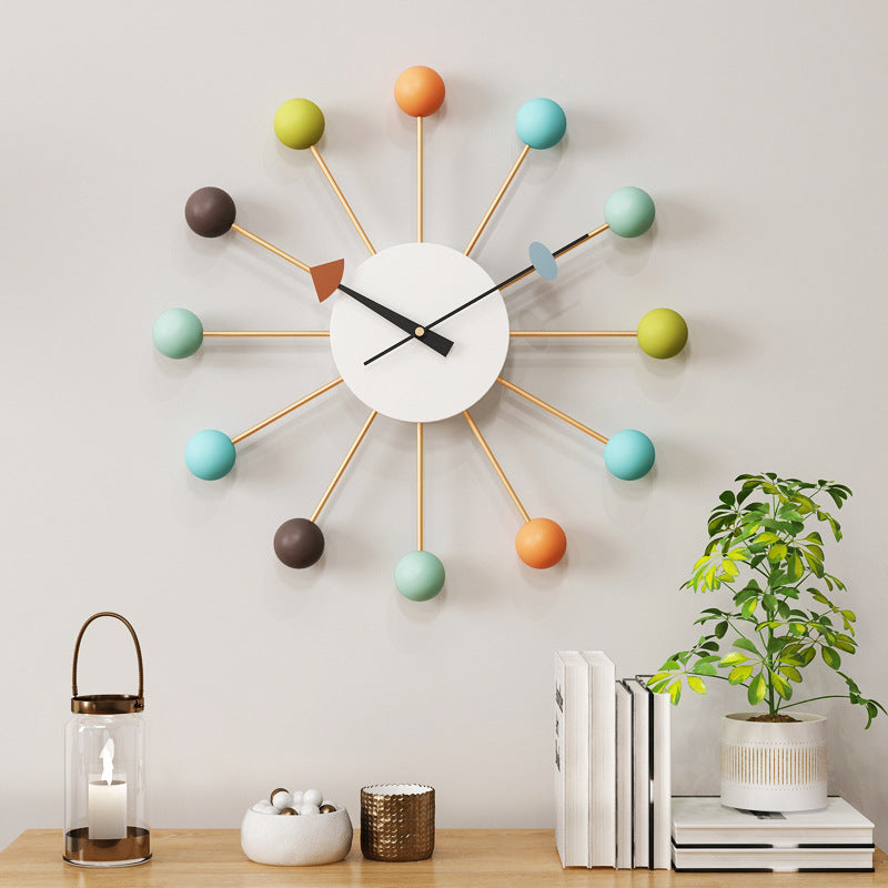 21-Inch Silent Wall Clock Large Decorative Timepiece for Living Room